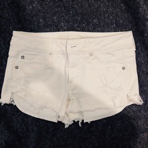 American Eagle White Shorts
